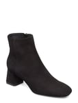 GEOX D Seyla C Shoes Boots Ankle Boot - Heel Svart [Color: BLK OXFORD ][Sex: Women ][Sizes: 37 ]