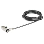 StarTech.com 6.5ft (2m) Laptop Cable Lock - 4-Digit Combination Laptop/Desktop S