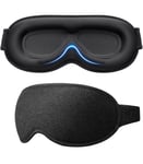 Eye Mask 3D, 100% Blackout Sleep Masks for Women Men Travel Night Sleep Soft