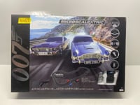 Micro Scalextric James Bond Aston Martin V8 vs DB5 Battery Chase Set #8485