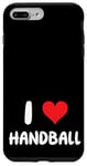 Coque pour iPhone 7 Plus/8 Plus I Love Handball - Coeur - Jeu Sport Wall