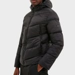 NICCE Canyon Mens Black Puffer Jacket - Size Medium