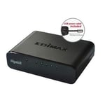 EDIMAX 5 Port 10/100/1000 Gigabit Desktop Switch. Full Duplex. High-Speed Networking and Jumbo Frames. Perfect Solution for Home and Small Business. Includes 5V 1A Power Supply. SW5500GV3