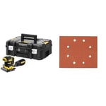 DeWalt DCW200NT-XJ Ponceuse 1/4 de Feuille - XR 18V - Brushless - Sans Batterie Ni Chargeur & 1/4 feuille abrasive pour ponceuses vibrantes 115x115mm grain 120 25 pièces DT3033-QZ