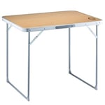 Table de camping pliable 4 places - O'Camp - Forme valise - Dimensions : 80 x 60 x 70 cm