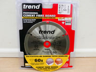 TREND 190MM 6T CEMENT FIBRE BOARD DIAMOND SAW BLADE PCD/FSB/1906