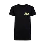 GIL ASR Women's T-Shirt T-Shirt, Black and Yellow Fluo, Large, Black and Yellow Fluo, L