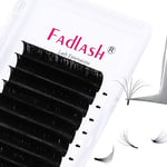 Fadlash Easy Fan Lashes D Curl 0.05 13mm Single Lashes Russian Lashes Natural Look Self Fanning Eye Lashes Automatic Blooming Russian Eyelashes Extensions(0.05-D-13)