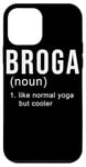 iPhone 12 mini Broga yoga for real Men matching bros Namaste Boys Bromance Case