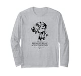 Proud Hanoverian Scenthound dad dog dad Hanoverian hound dog Long Sleeve T-Shirt