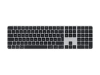 Apple Magic Keyboard with Touch ID and Numeric Keypad - Clavier - USB-C - sans fil - Bluetooth - QWERTZ - Allemand - clés noires