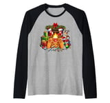 Christmas Gamer Controller Xmas Gaming Men Boys Kids Youth Raglan Baseball Tee