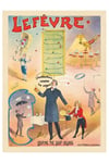 CIRQUE LEFèVRE the LOOP BILLARD - POSTER HQ 40x60cm d'une AFFICHE VINTAGE