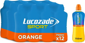 Lucozade Sport Isotonic Drink Orange Flavour with Sugars and Sweetener - 750ml