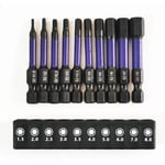 Impact Driver Screw Driver Extension Adapter  Power Drill Bit Set