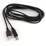 BLACK 5M USB CABLE 2.0 A MALE TO B MALE Long Scanner Printer Computer Lead PC