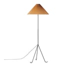 Dusty Deco - Geraldine Floor Lamp Waxed Paper Shade, On Off Switch - Varjostinlamput - Edin & Lina Kjellvertz - Musta