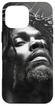 Coque pour iPhone 16 Pro Max Jésus Noir, Christianisme, Église, Christ, Jésus