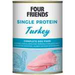 Dog Single Protein Turkey 400 g x 12 - Koirat - Koiranruoka - Märkäruoka - FourFriends