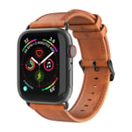 Dux Ducis Läderarmband Apple Watch Series 10 42mm Cognac