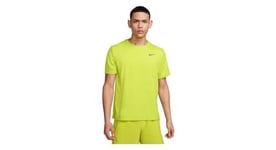 Maillot manches courtes nike dri fit miler jaune