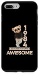 Coque pour iPhone 7 Plus/8 Plus 41e anniversaire homme femme 1984 original ours en peluche Awesome