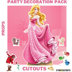 Star Cutouts - Pack décoration figurine en carton Disney Princesse Aurore Hauteur 134CM