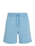 Monologo Short Bottoms Shorts Sweat Shorts Blue Calvin Klein Jeans