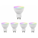 Silumen - Ampoule led Connectée Wifi GU10 5W rgbw - Pack de 5