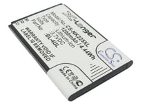 Kompatibelt med Nokia New 3310, 3.6V (3.7V), 1200 mAh