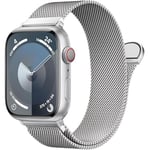 ORRLBB Strap Compatible with Apple Watch Straps Women Men, Patented Stainless Steel Milanese Loop for iWatch Series 10 9 8 7 6 5 4 3 SE2 SE Ultra2 Ultra 49mm 46mm 45mm 44mm 42mm 41mm 40mm 38mm