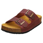 Plakton Malaga Mid Womens Burgundy Walking Sandals - 7.5 UK