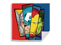 Kid Licensing Lot de 4 lingettes magiques Motif Spider-Man et Avengers 30 x 30 cm