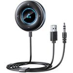 Bluetooth AUX-adapter för bil, Plug and Play Bluetooth 5.3-mottagare