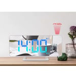 Projection Alarm Clock Digital Mirror Projection Alarm Clock 4 Dynamic RGB