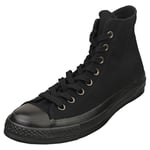 Converse Chuck 70 Hi Mens Casual Trainers in Black Black - 10.5 UK