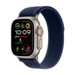 Apple Watch Ultra 2 GPS + Cellular 49 mm Naturlig titan med Trail Loop - Blå - M/L