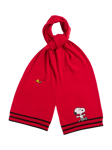 Chinti & Parker Snoopy & Woodstock Wool Rich Scarf