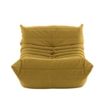 Ligne Roset - Togo Fireside Chair, Fabric Cat. A Alcantara Curry - Lenestoler - Michel Ducaroy - Gul - Skum