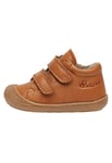 Naturino Cocoon VL-Chaussures Premiers Pas en Cuir Nappa avec Doublure en Laine Marron Clair 24