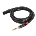 XLR Male To TRS Cable 1/4in Balanced 6.35mm For Electric Guitar Tuner GFL