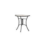 Siena Garden 875354 Stella Table d'Appoint Acier Noir/Aspect Mosaïque