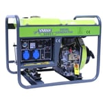 Varan Motors - 92651 Groupe électrogène Diesel 3300W, 2 x 230V, 1 x 12V