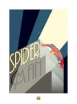 Marvel Deco (Spider-Man Building) 60 x 80 cm Toile Imprimée