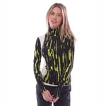 Ambush Womenss Printed Fitted Long Sleeve Turtleneck Top in Yellow Viscose - Size 14 UK