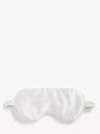 John Lewis Organic Mulberry Silk Eye Mask, White