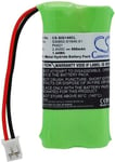 Batteri till S30852-D1640-X1 för Siemens, 2.4V, 600 mAh