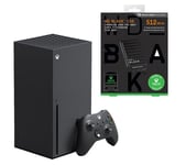 Microsoft Xbox Series X (1 TB) & WD_BLACK C50 Expansion Card for Xbox Series X/S (512 GB) Bundle, Black