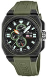 Lotus L18976/1 Carbon Fiber Square Chrono (45.4mm) Black Watch