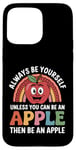 Coque pour iPhone 15 Pro Max Cute Apple Vintage Funny Saying Apple Fruit Lover Jokes